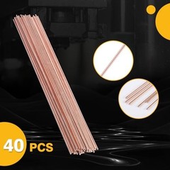 40pcs Self-Fluxing Brazing Rods 5/64″ Diameter for HVAC, AC, Refrigeration, Weld
