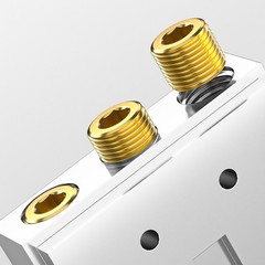 Brass Pipe Plug Male Thread Hexagon Internal Head Socket Fitting Brass Cap Bung
