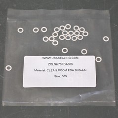 (25) USA Sealing BUNA-N O-Rings ZCLNH70FDA009, Dash 009, 11/32″ x 7/32″ x 1/16″