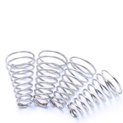 Wire Dia 0.4mm-2mm Conical Cone Compression Spring Pressure Spring Length 6-76mm