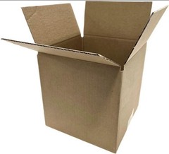 Supply Hut 7x7x7 Corrugated Cardboard Boxes – 100 Count