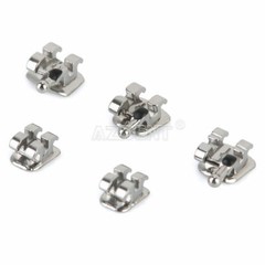 10 Packs AZ Dental Orthodontic Brackets Standard Braces MBT .018 Hooks 3-4-5