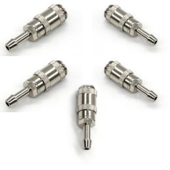 10Pcs NIBP Blood Pressure Cuff Female Connectors Single Tube Air Hose Connectors