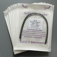 10Pcs/Pack Dental Orthodontic Arch Wire Super Elastic Niti Round Natural Form