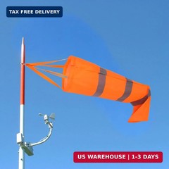 4 Pcs Airport Windsocks Measurement Sock Bag with Reflective Belt Oxford Fabric