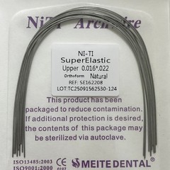 100pcs Dental Orthodontic Arch Wire Super Elastic Niti Rectangular Natural Form