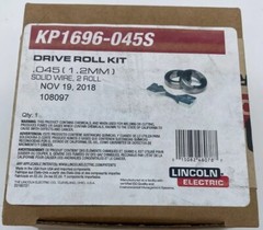 LINCOLN ELECTRIC KP1696-045S Solid Wire Drive Roll Kit .045″ (1.2MM ) 2 Roll