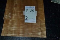 Fumed Aspen Raw Wood Veneer Sheet 12 x 25 inches 1/42nd L2308-16
