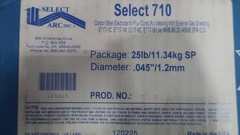 Select Arc 710 Carbon Steel Electrode 0.045in 25lb Spool