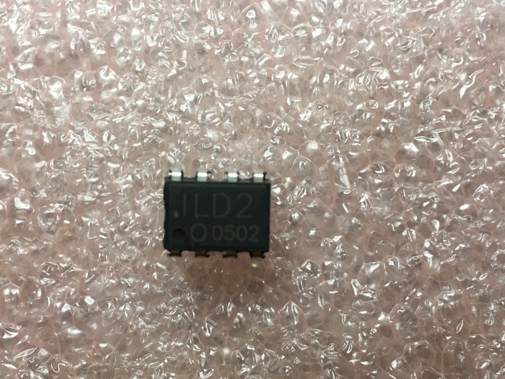 ILD2 IC NPN-OUT / DC-IN OPTOCOUPLER 2-CHN 7.5KV ISOLATION 8-PIN DIP (LOT OF 3)