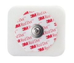 EKG Snap Electrode 3M Red Dot Monitoring Radiolucent 50 per Bag