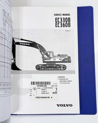 VOLVO EC330B EC360B Excavator Service Manuals 4 Volumes 1:4, 2:4, 3:4, 4:4