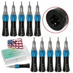 1-10 NSK Type Dental Nosecone 1:1 E-type Slow Low Speed Straight Handpiece EX203