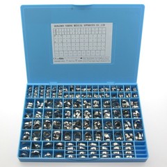 85Sets Dental Orthodontic Molar Bands Conv MBT ROTH 022 Tube Lingual Sheath GAC