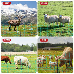 Electric Fence Netting, 164’L X 42.5″ H Electric Fence Kit for Livestock, Goat,