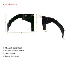 2 Pack 3Point Hitch Mounted Ripper Box Scraper V2 for Soil Conditioning