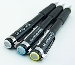 Pentel Twist-Erase Automatic Pencil 3pc Lot 0.5mm 0.7mm 0.9mm Black Barrel