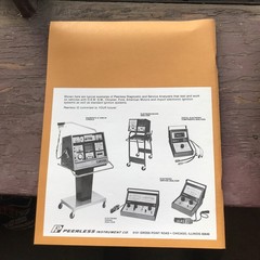 Vintage Peerless Instrument Diagnostic Salesman Training Paperwork Flyers Manual