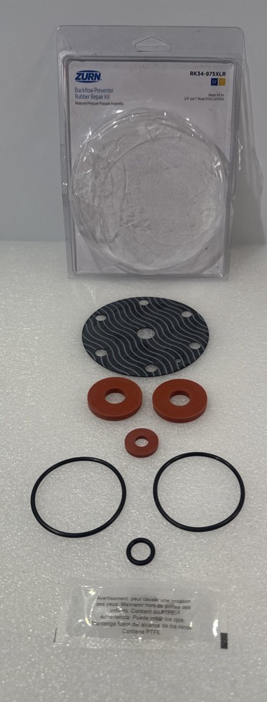 Zurn Wilkins RK34-975XL 3/4″-1″ Model 975XL XL2 Rubber Repair Kit Backflow