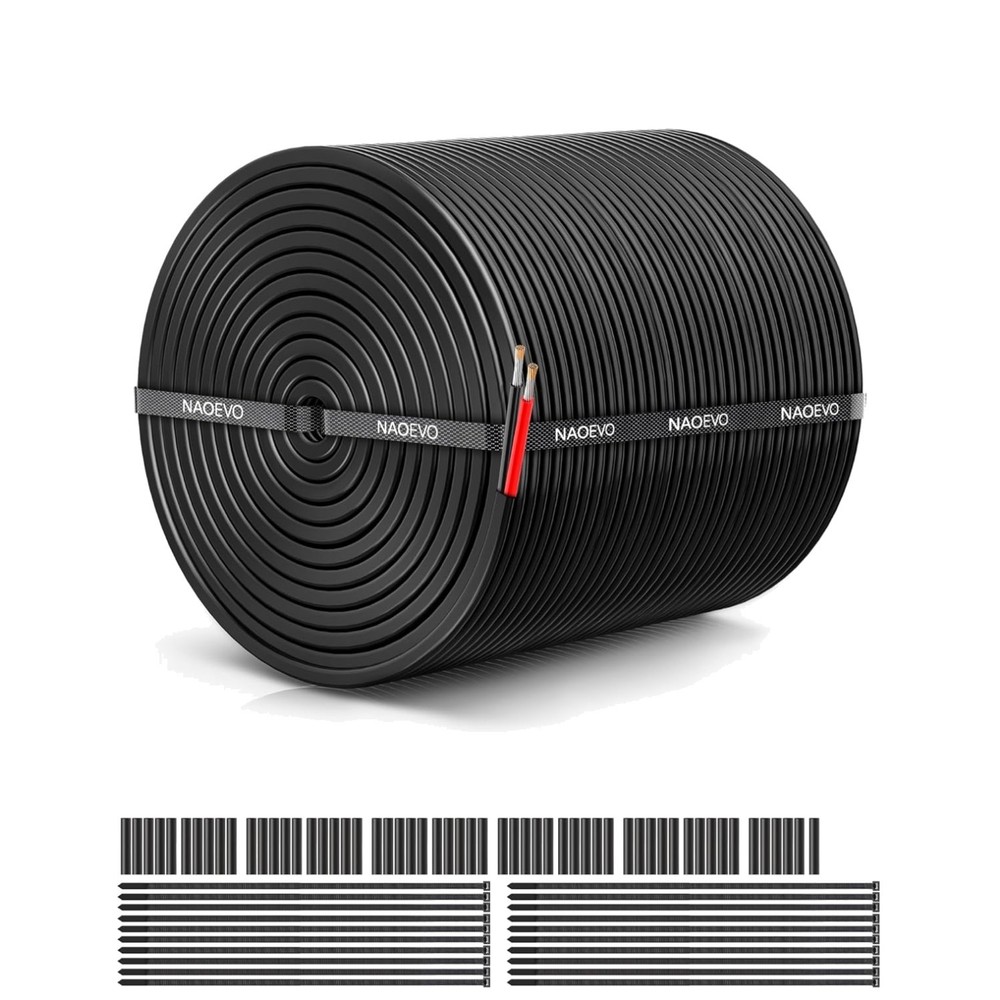 Flexible 18 Gauge 2 Conductor Wire, 200FT