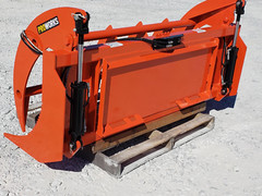 72″ Brush Root Rake Clam Grapple Attachment Fits Skid Steer Tractor Quick Attach