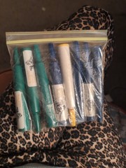 Black feet Indian Marker Blue Green Yellow Lot Of 8 Brand New