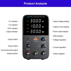 Adjustable DC 0~30 60V 120V 160V 0~10A Lab Variable Bench Power Supply Precision