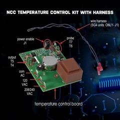 00-913149 Temp Control Kit for Vulcan Hart Circuit Board w/Harness ECO2D 913149