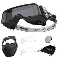 Welding Goggles Auto Darkening True Color & Detachable Eye Protection Safety