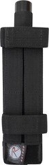 Black Long MOLLE Holder for Baton Pouch With Bottom Hook And Loop Web Strap