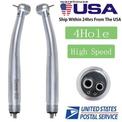NSK Style Dental LED Fiber Optic E-generator High Speed Handpiece Turbine 4 Hole