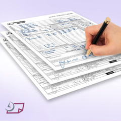– Pack of 500 Sheets 8-1/2″ X 11″ Letter Size CFB NCR (Carbon-Less) Paper, for L