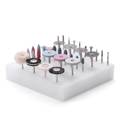 35PCS AZDENT Dental Lab Polishing Kit Ceramic Porcelain Grinding Dentist Tool HP