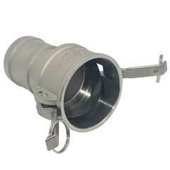 2-1/2″ in Type C Camlock Female Coupler – Hose Barb Stainless Steel 304 Fitting