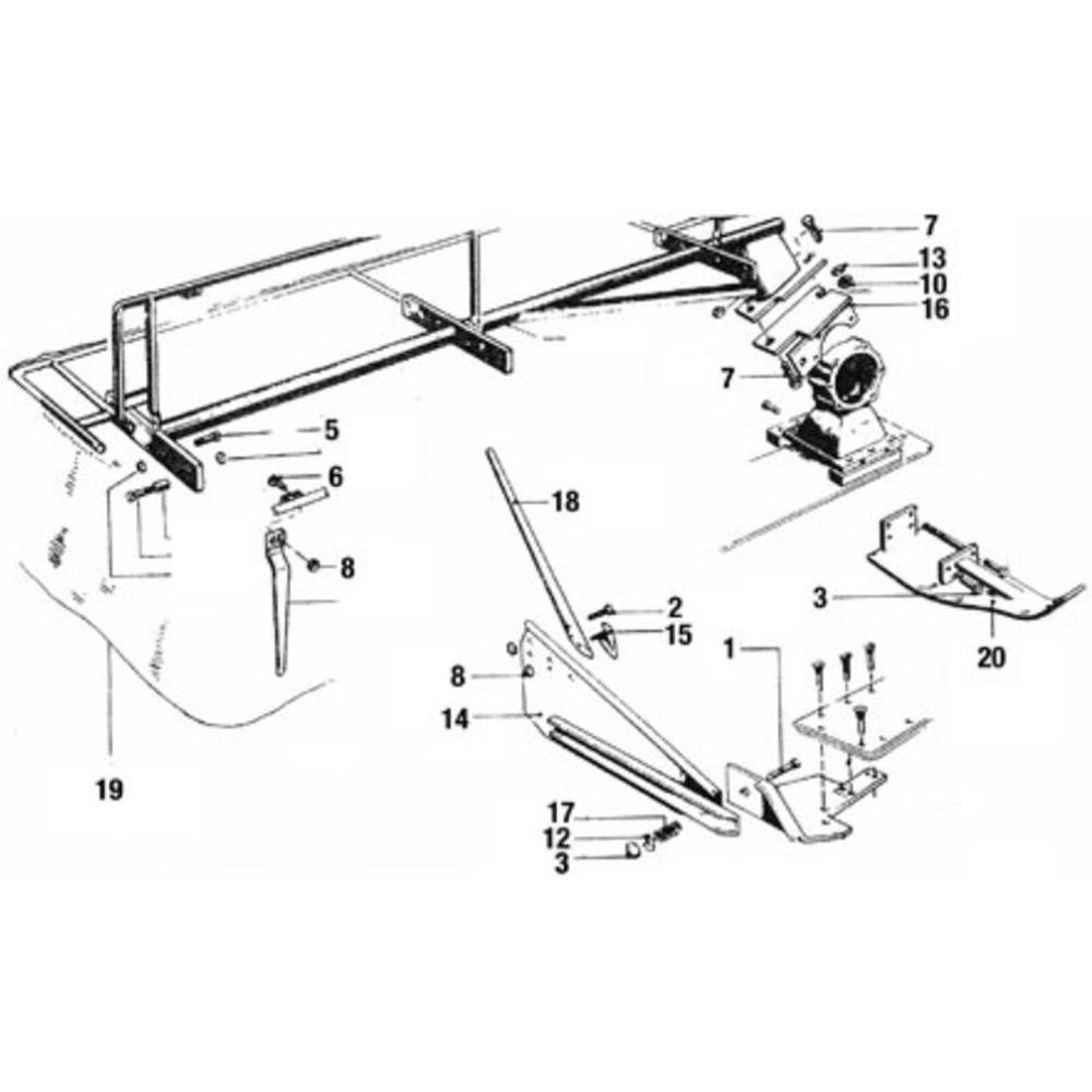 Disc Mower Curtain Fits 14038 14044 14048 14055) CM216 (Series 14031 97884570