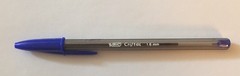 Lot of 6 BLUE Bic Cristal Ballpoint Pens 1.6mm, Xtra-Bold
