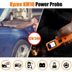 Kzyee KM10 12V&24V PowerScan Circuit Tester Electrical Power Probe Scanner Tool