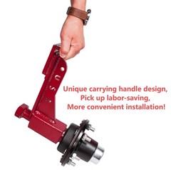 Superior Shipping Container Wheels, 6x 5.5 Lug ，Container spindle mobile kit.