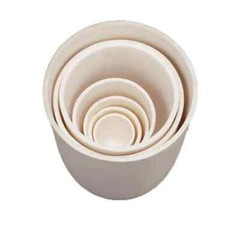 5-1000ml Alumina Crucible 99% Alumina Ash Crucible Without Cover for Experiment