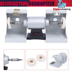 Polishing Lathe Machine Bench Buffing Grinder Dental Lab High Speed PolisherUS