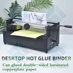 WD-40B Desktop Automatic Glue Binder Book Hardcover Hot Melt Glue Binding Machin