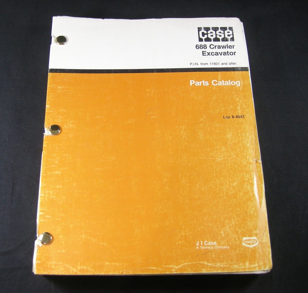 CASE 688 Crawler Excavator Parts Manual Catalog Book From PIN 11601 & After OEM
