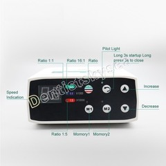 LED Brushless Electric Micro Motor/1:1/1:5 Contra Angle Handpiece E-type Dental