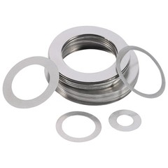 Ultra Thin Flat Washer A2 Stainless Steel Shim Washers 0.1mm-0.5mm Thick DIN 988