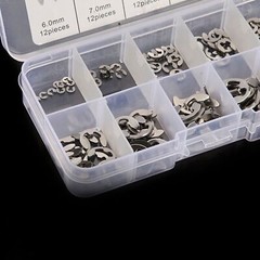 120 E Clips C CIRCLIPS Stainless Steel Kit Retaining Ring Assorted 1.5mm to 10mm