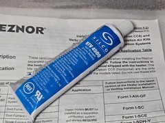3 SILCO RTV 4500 High Strength Silicone Sealant NSF Grade, for REZNOR HVAC Vents
