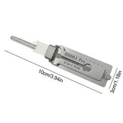 for Lishi Yale Picks Picking Ss001 2 In1 Locksmith Tools Master Key Decoder Mich