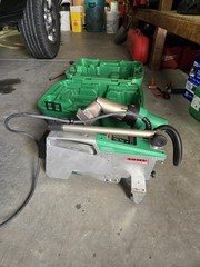 Leister UNIROOF Electric Plastic Welder w/ Green Carrying Case