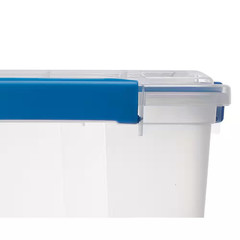 50L/52.8Qt Waterproof Clear Latch Tote IP-67