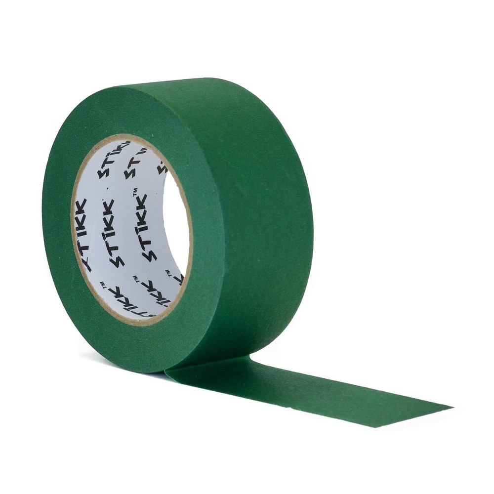 2″ inch x 60 yard STIKK Forest Green Painters Tape 14 Day Easy Removal Finishing
